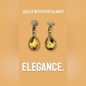 Beautiful rhinestone earrings